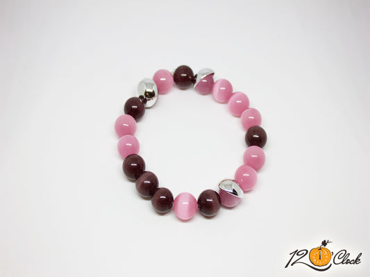 Гривна "Лилаво котешко око" - зодия Козирог