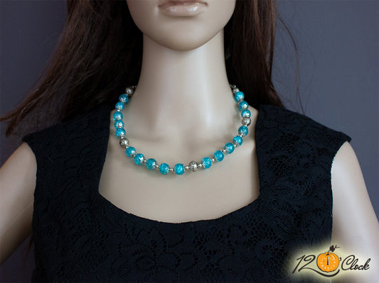 Колие "Блестяща Синева"