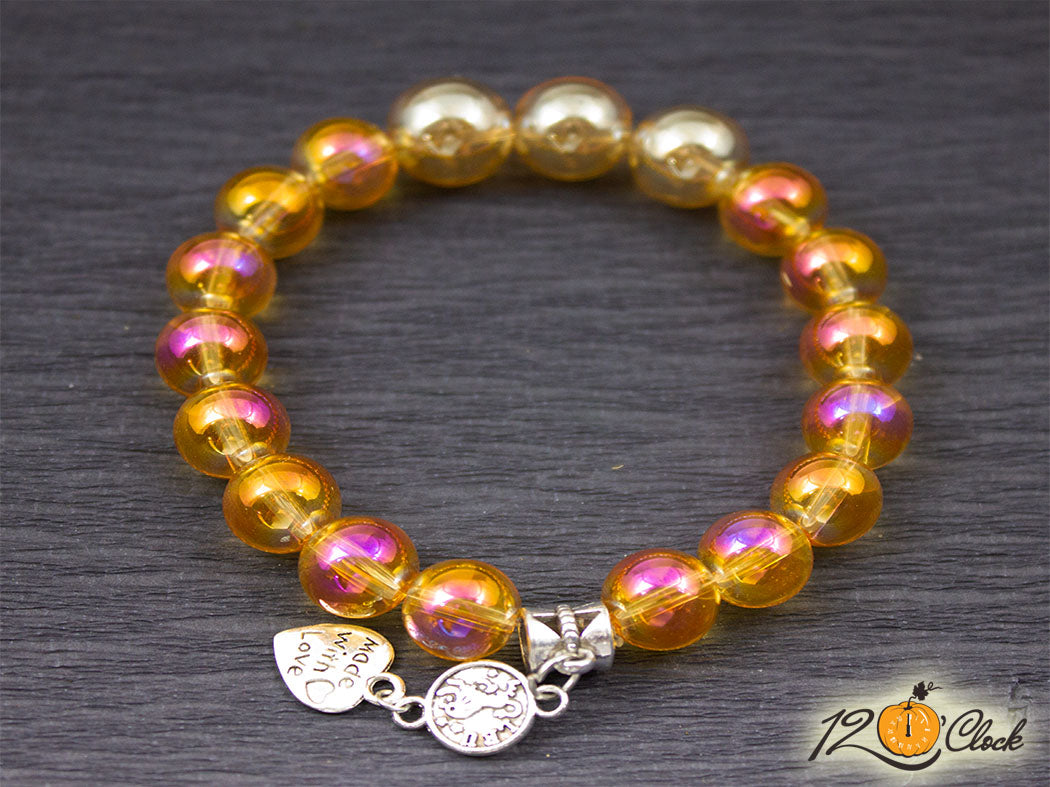 Гривна "Жълт кристал" - зодия Лъв