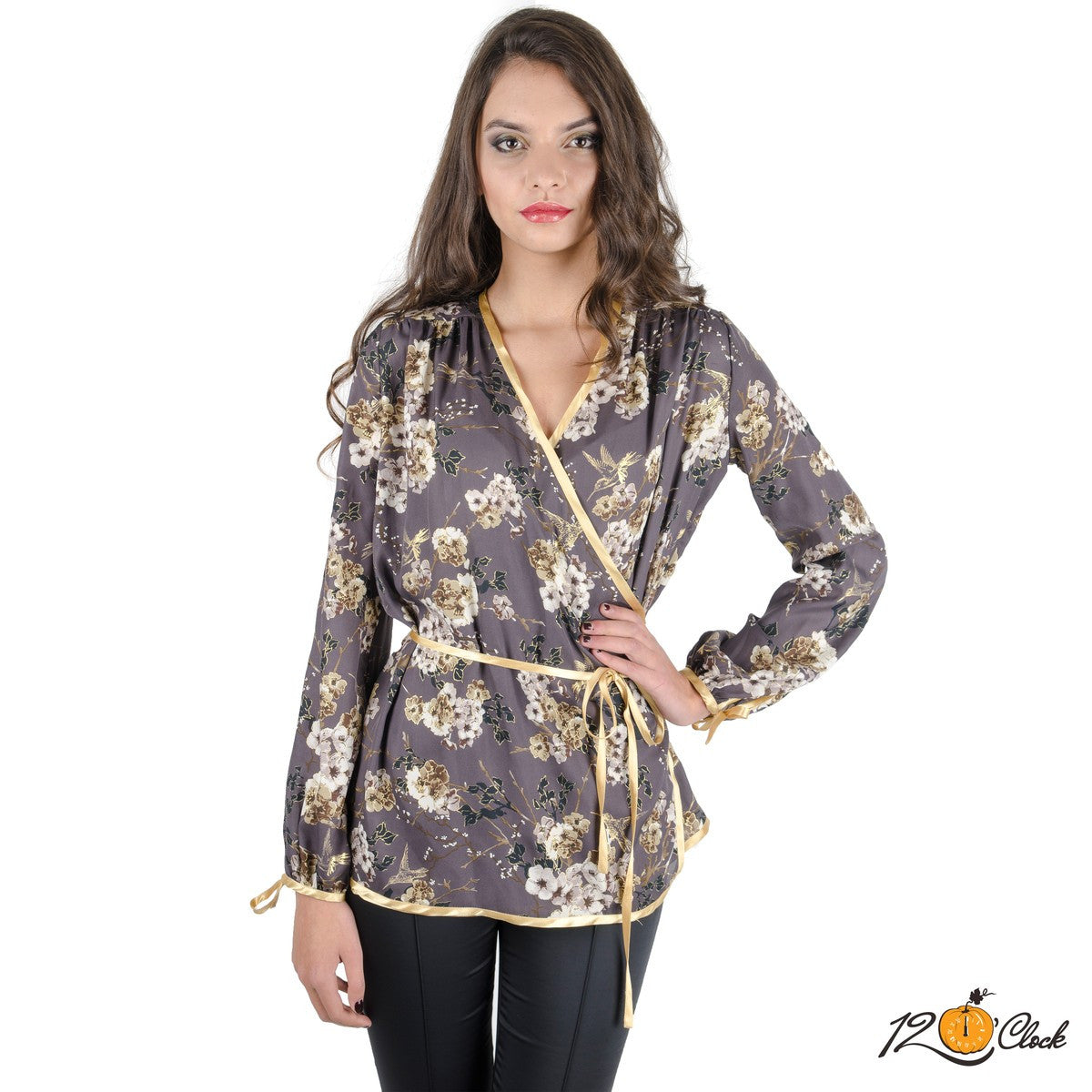 Дамска риза в златисто от Twelve O'clock