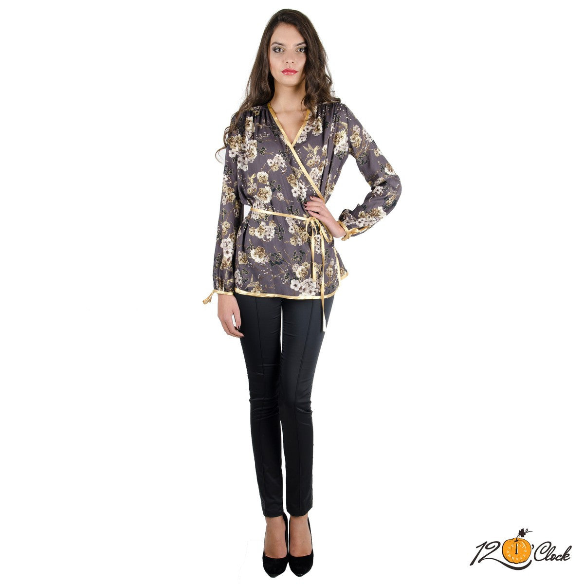 Дамска риза в златисто от Twelve O'clock