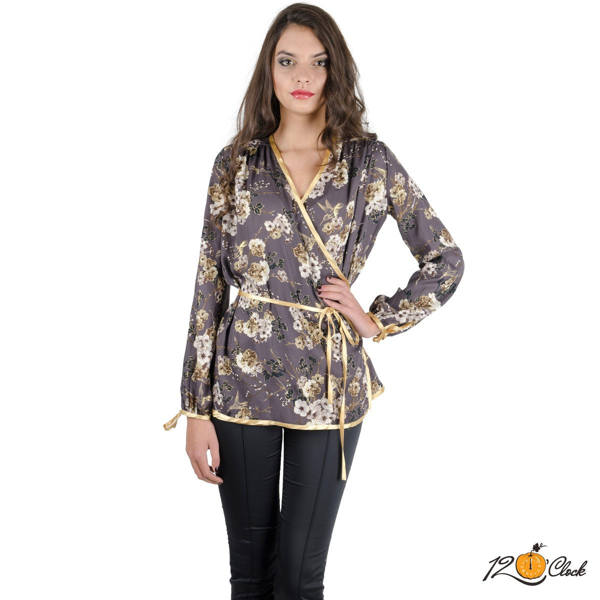 Дамска риза в златисто от Twelve O'clock