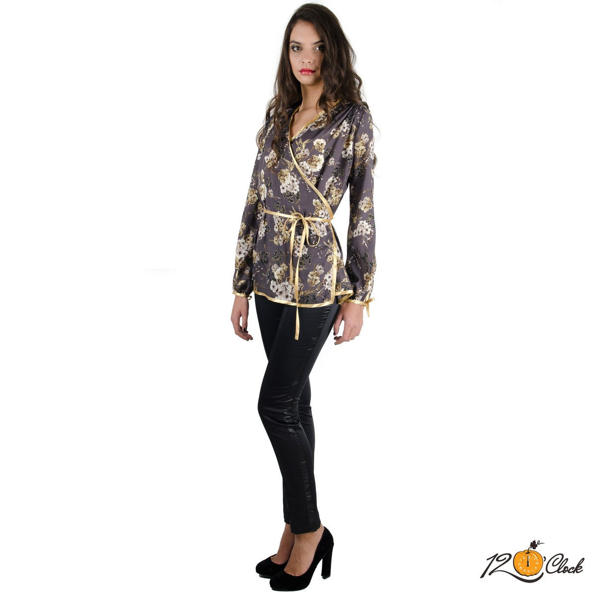 Дамска риза в златисто от Twelve O'clock