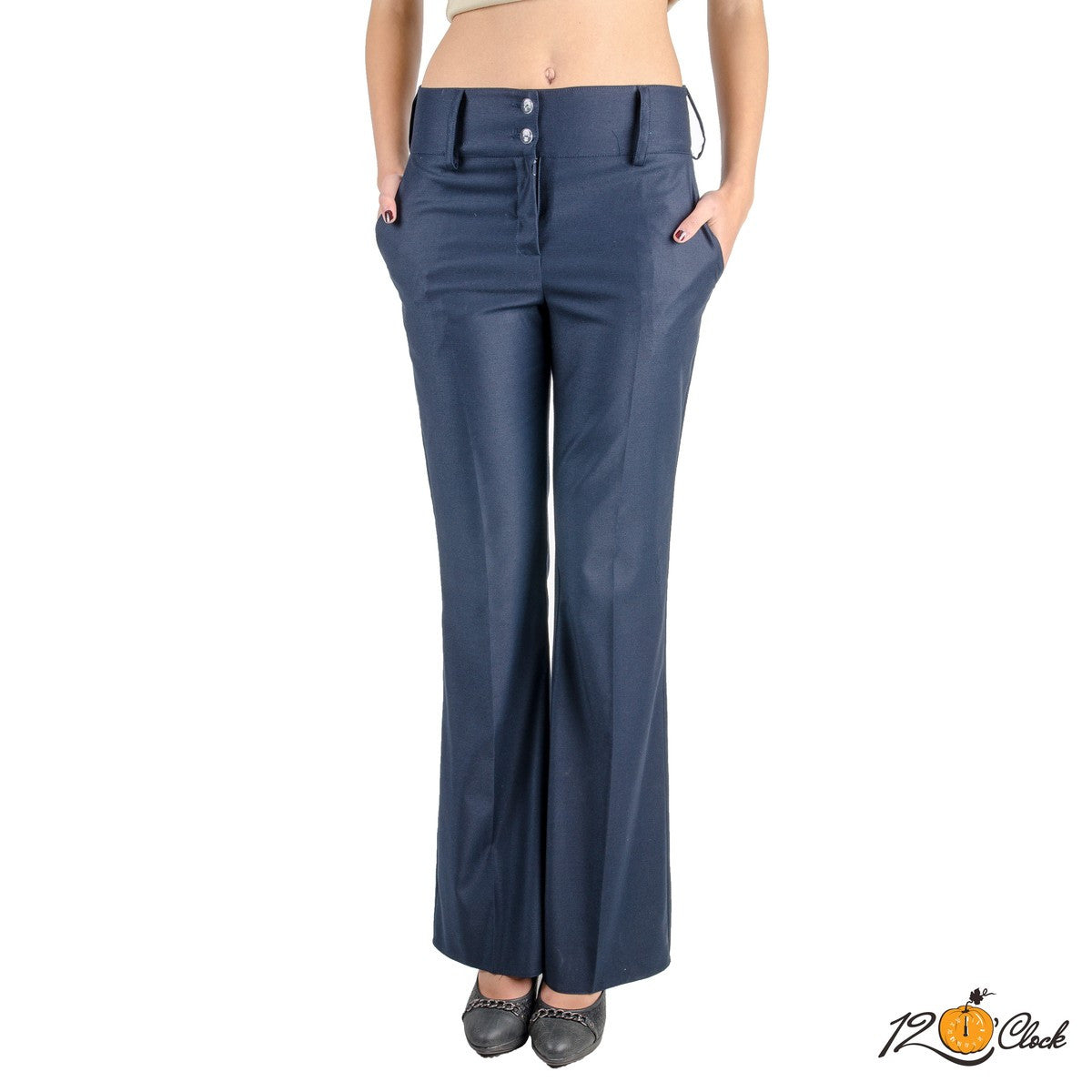 Панталон с широки крачоли от Twelve O'clock