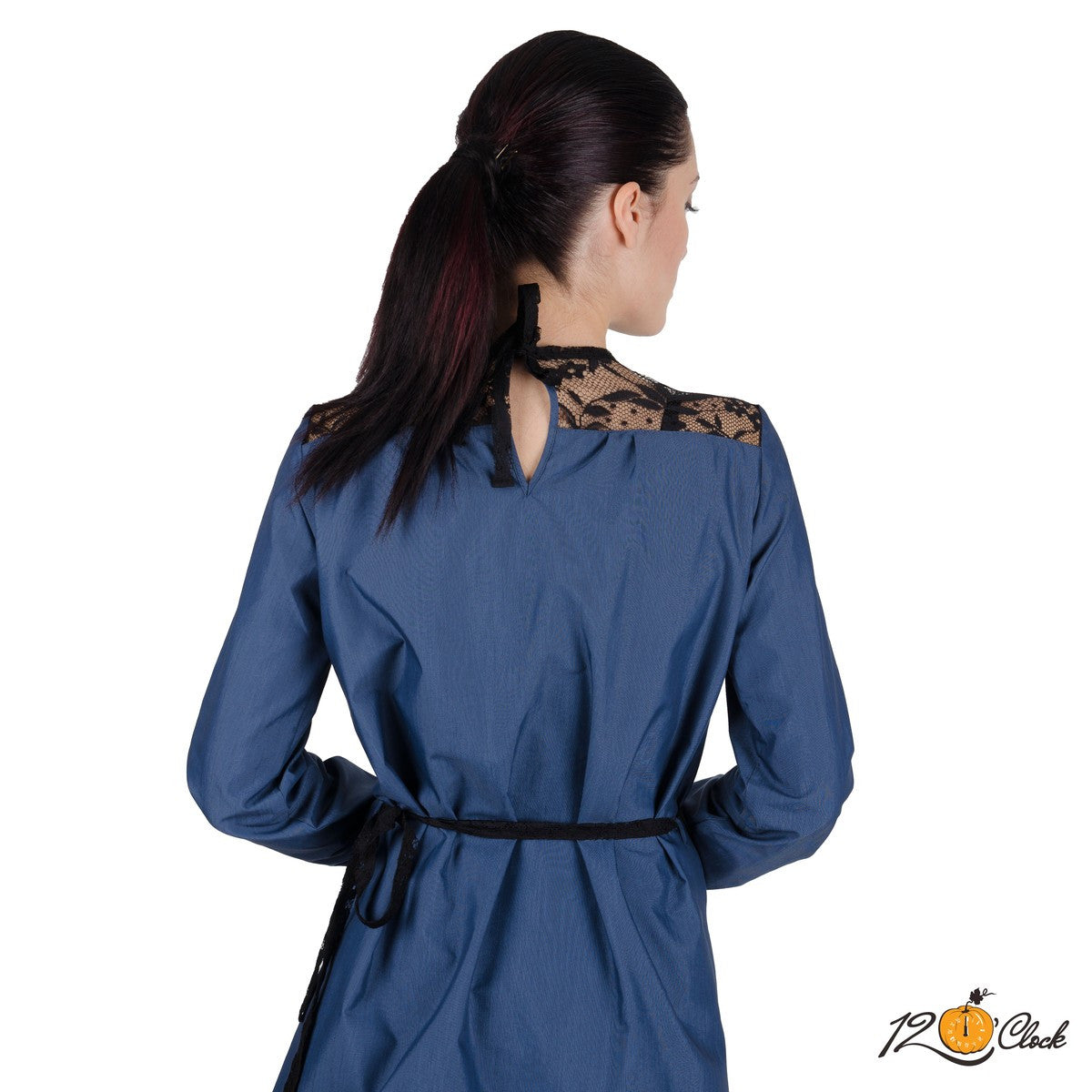 Сина риза с дантела от Twelve O'clock