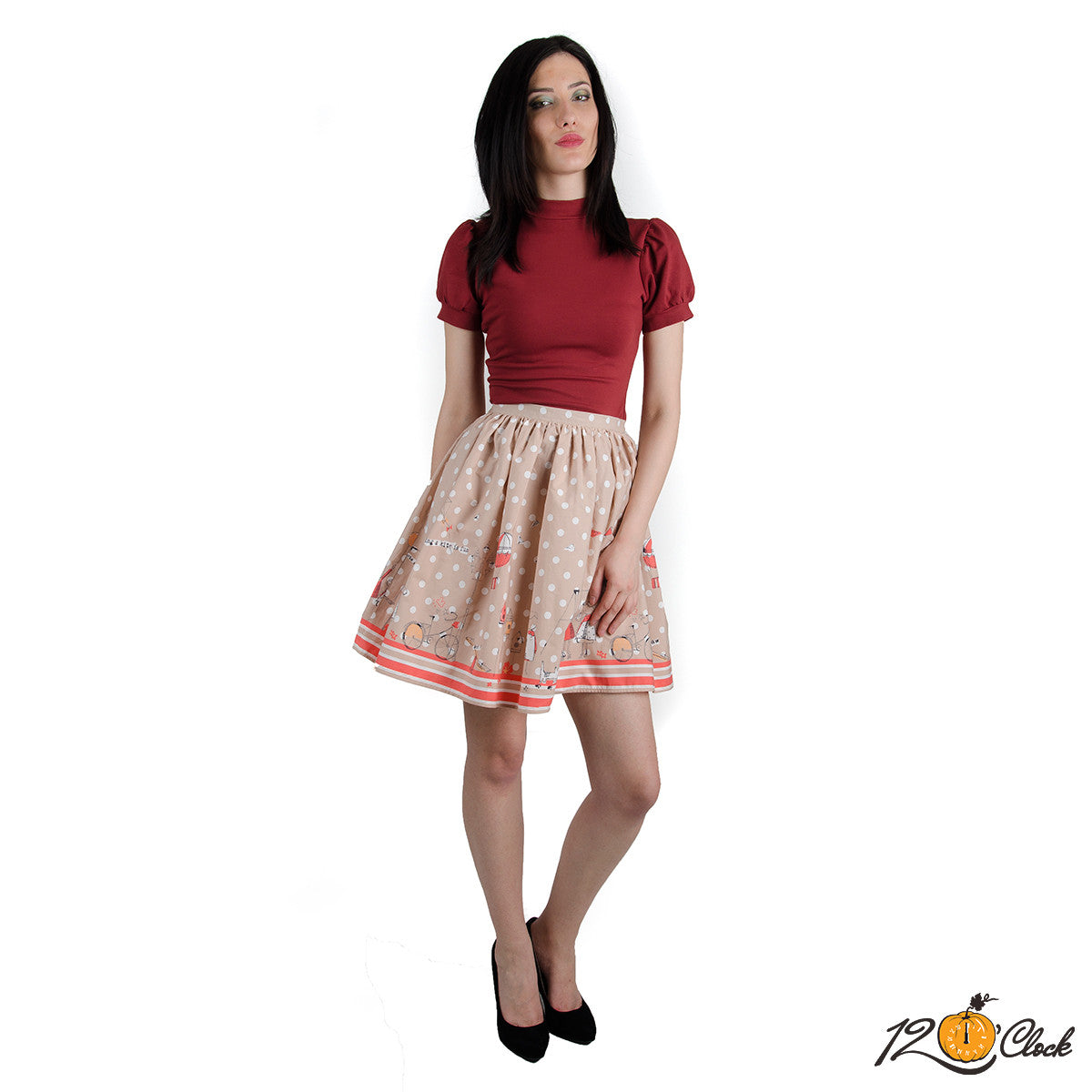 Дамска керемидена блуза от Twelve O'clock