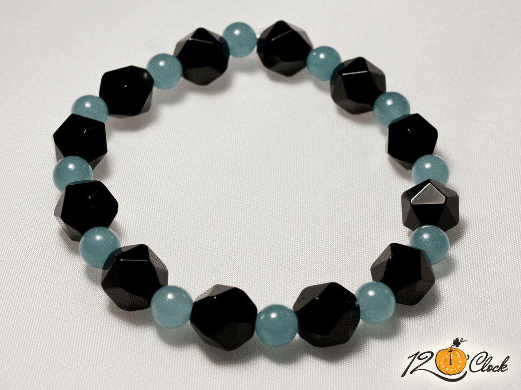 Холистична гривна оникс и ахат от Twelve O'clock