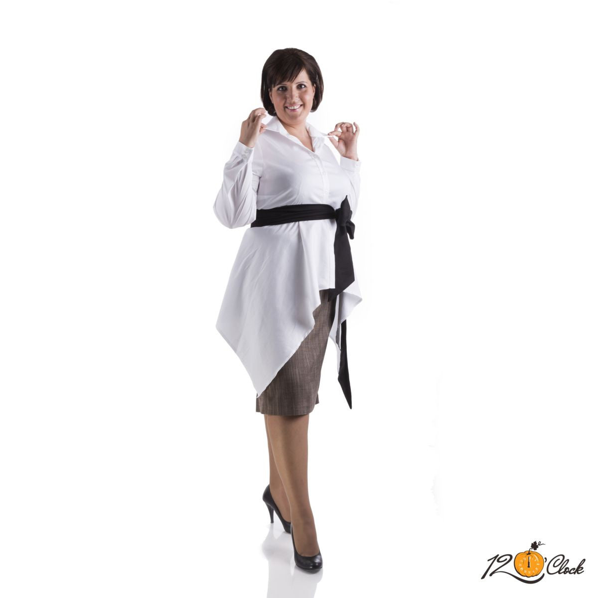 Бяла риза туника от Twelve O'clock