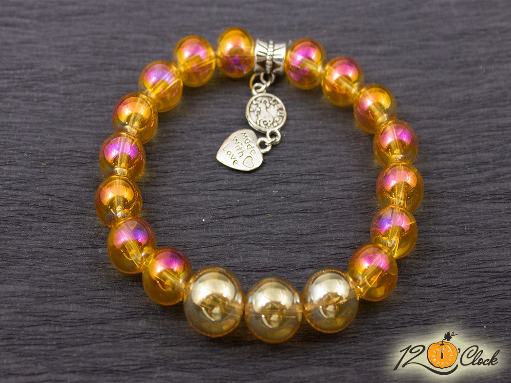 Гривна "Жълт кристал" - зодия Лъв