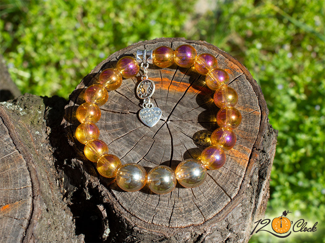 Гривна "Жълт кристал" - зодия Лъв