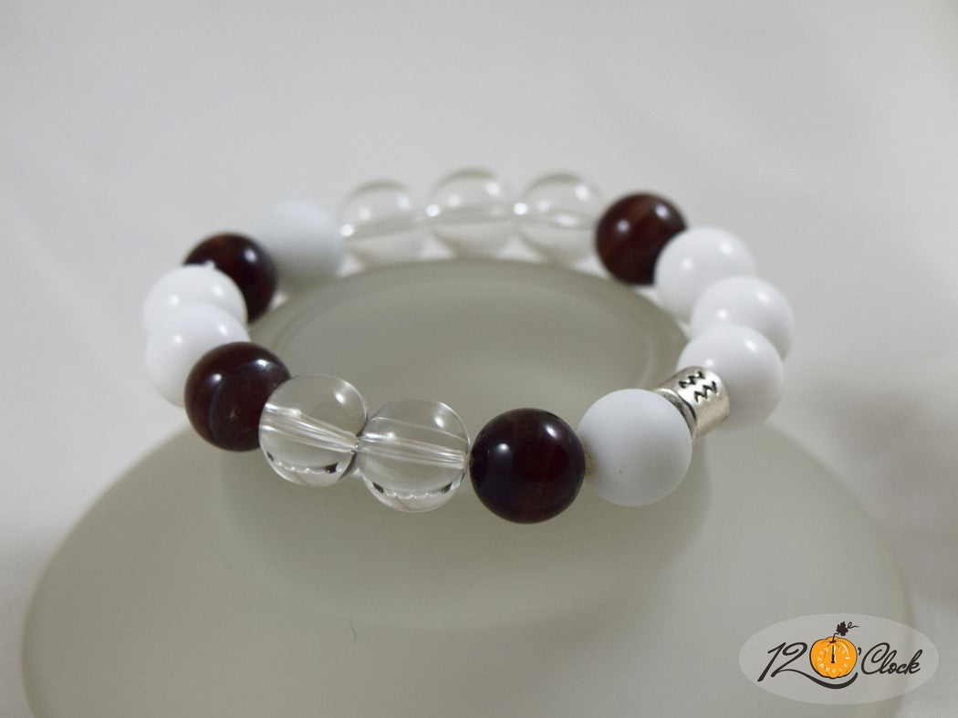 Гривна "Ахат с тигрово око" - зодия Водолей от Twelve O'clock