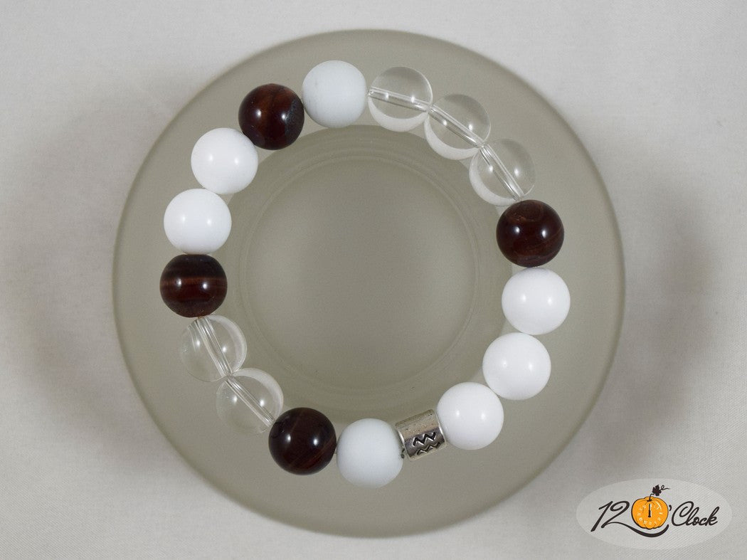 Гривна "Ахат с тигрово око" - зодия Водолей от Twelve O'clock