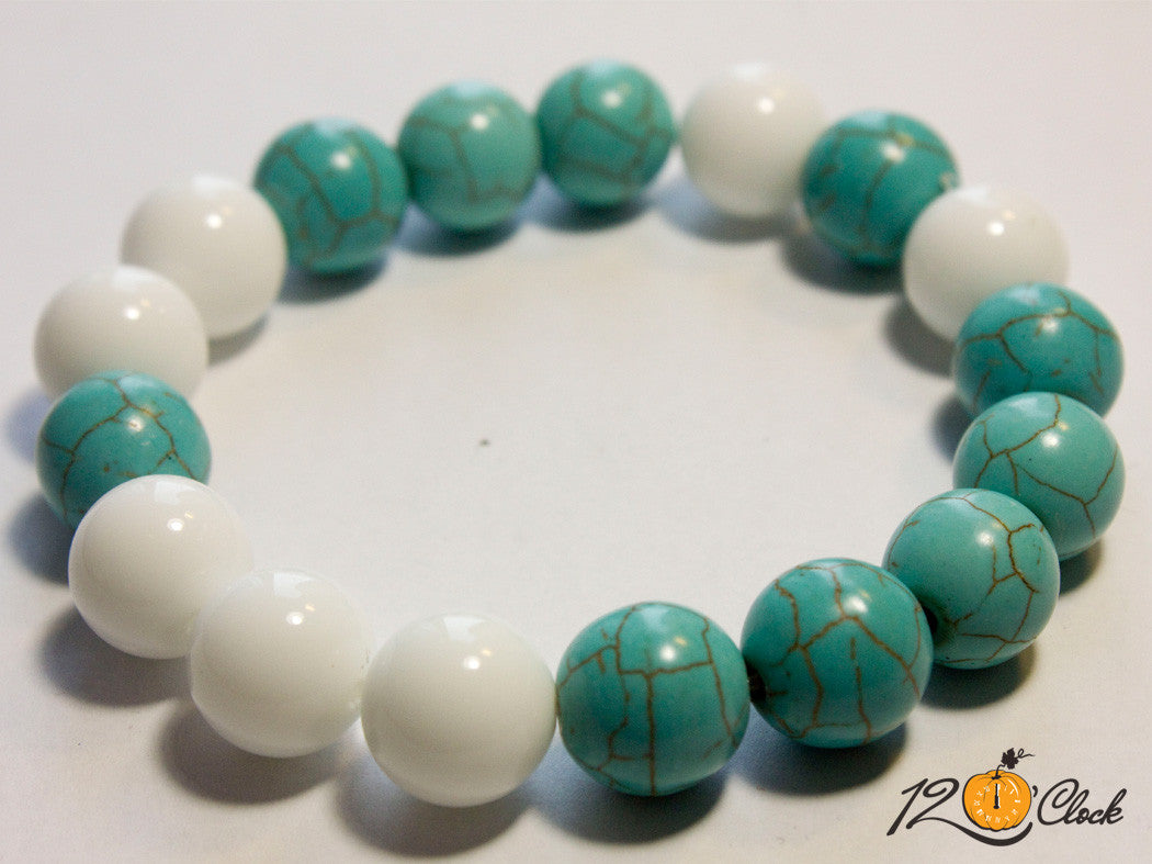 Гривна "Ахат и тюркоаз" - зодия Телец от Twelve O'clock