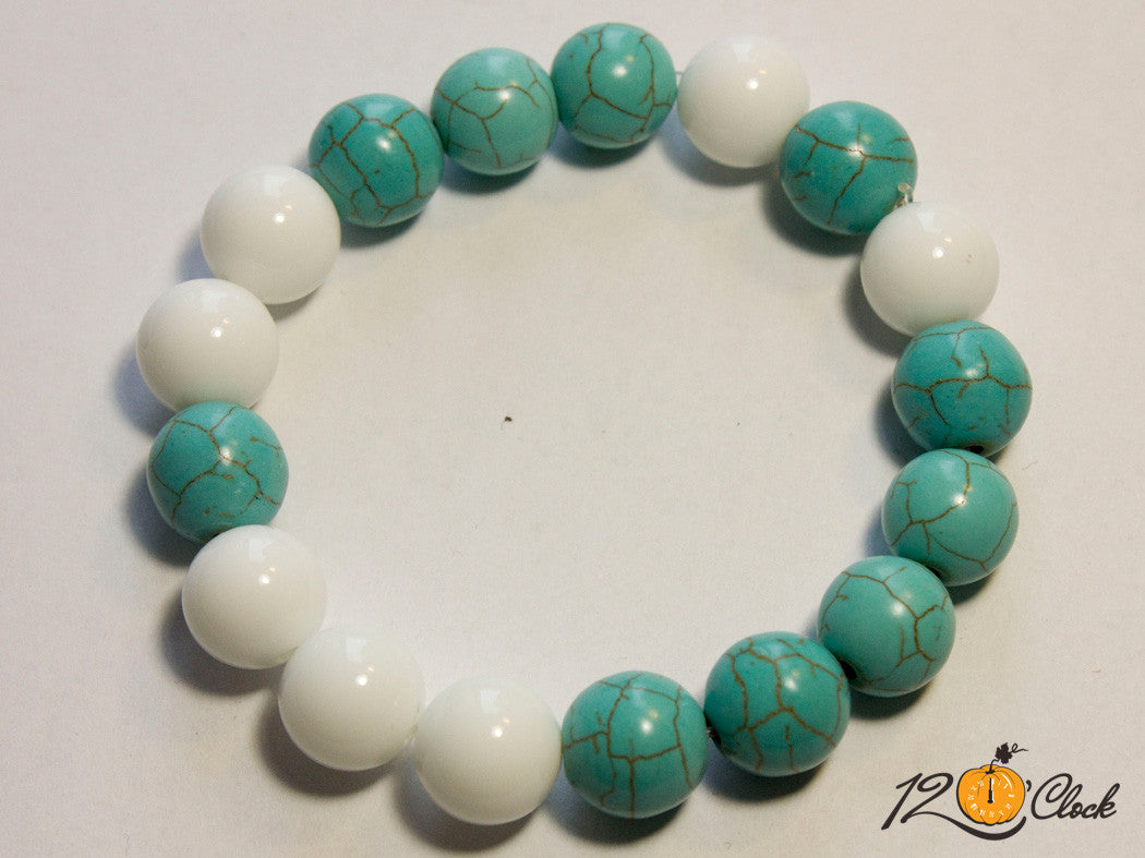 Гривна "Ахат и тюркоаз" - зодия Телец от Twelve O'clock