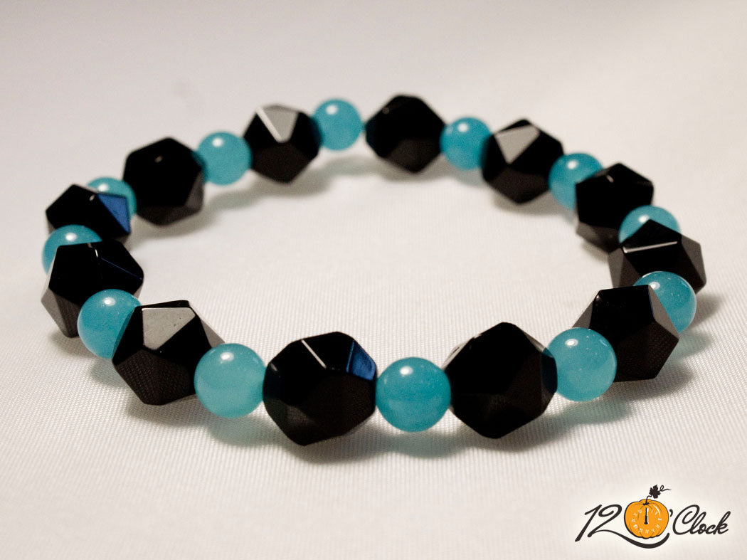 Холистична гривна оникс и ахат от Twelve O'clock