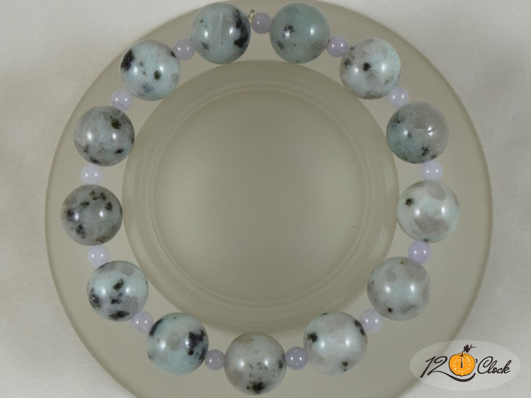 Гривна Яспис лотус и ахат от Twelve O'clock