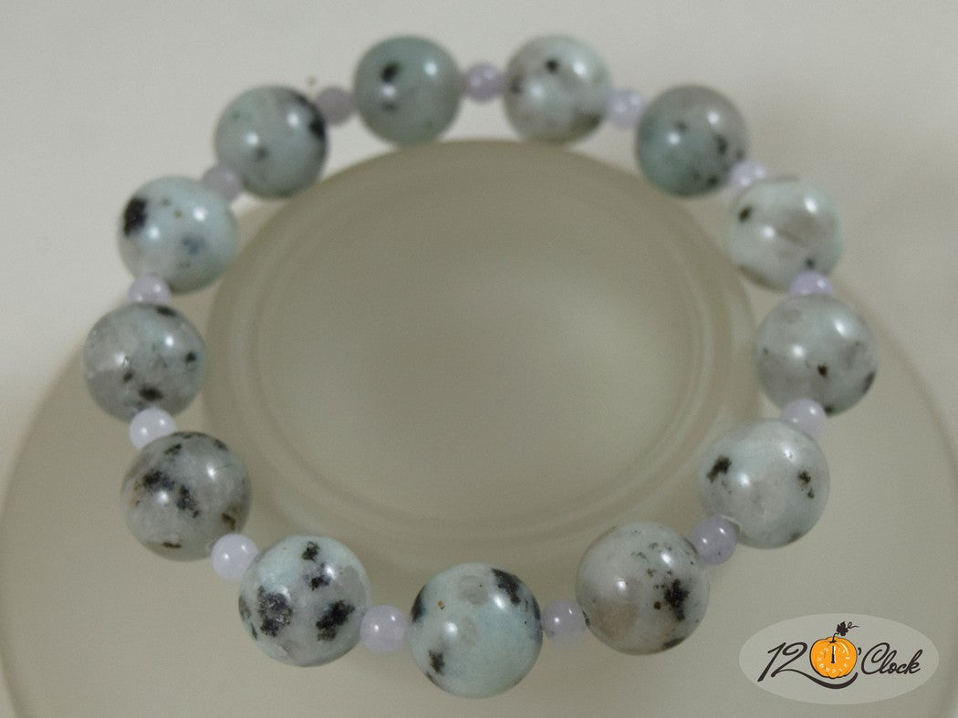 Гривна Яспис лотус и ахат от Twelve O'clock