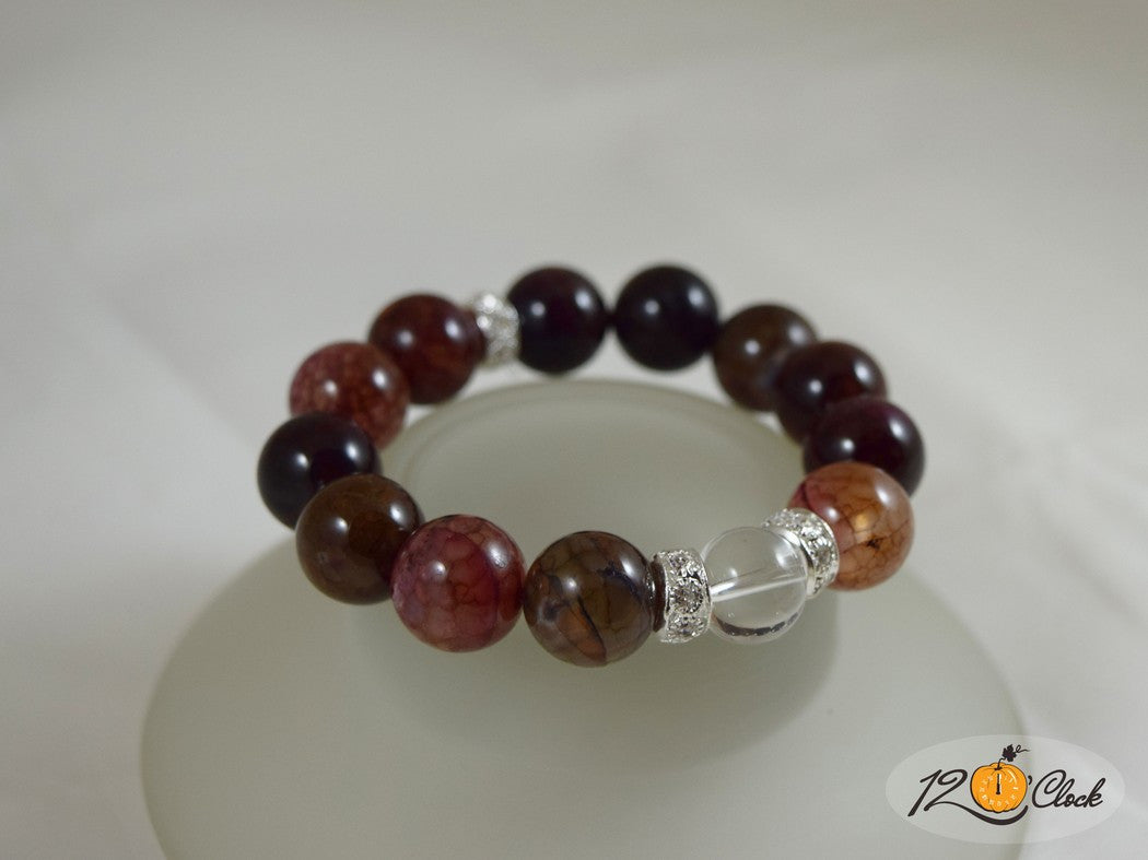 Гривна Ахат драконови вени - зодия Рак от Twelve O'clock