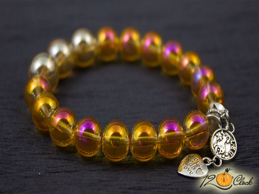 Гривна "Жълт кристал" - зодия Лъв