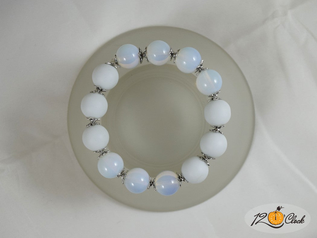 Гривна Лунен камък и ахат - зодия Рак от Twelve O'clock